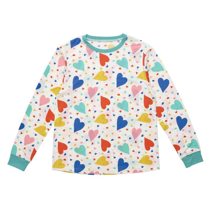 Build-A-Bear Pajama Shop™ Colorful Hearts PJ Top - Adult - US 1146