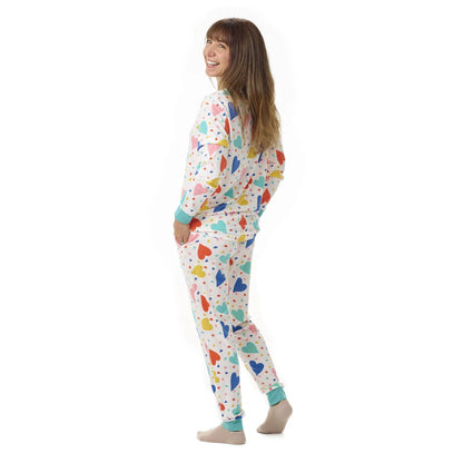 Build-A-Bear Pajama Shop™ Colorful Hearts PJ Top - Adult - US 6004