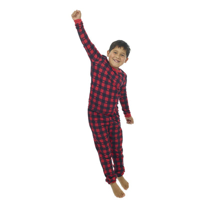 Build-A-Bear Pajama Shop™ Buffalo Check Top - Toddler &amp; Youth - US 3445