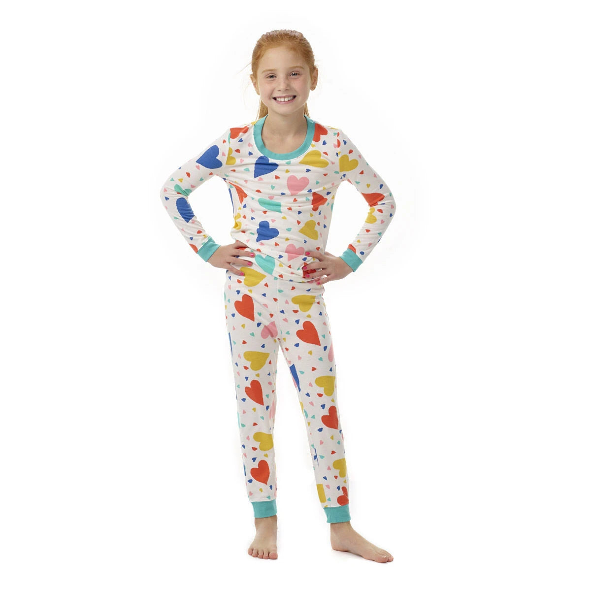 Build-A-Bear Pajama Shop™ Colorful Hearts PJ Pants - Toddler and Youth - US 9701