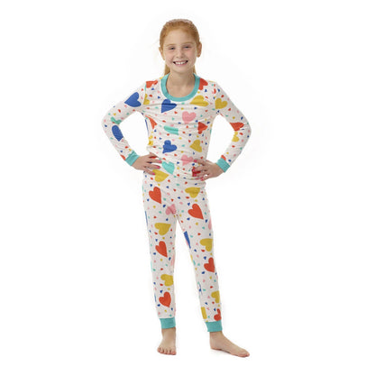 Build-A-Bear Pajama Shop™ Colorful Hearts PJ Pants - Toddler and Youth - US 9701