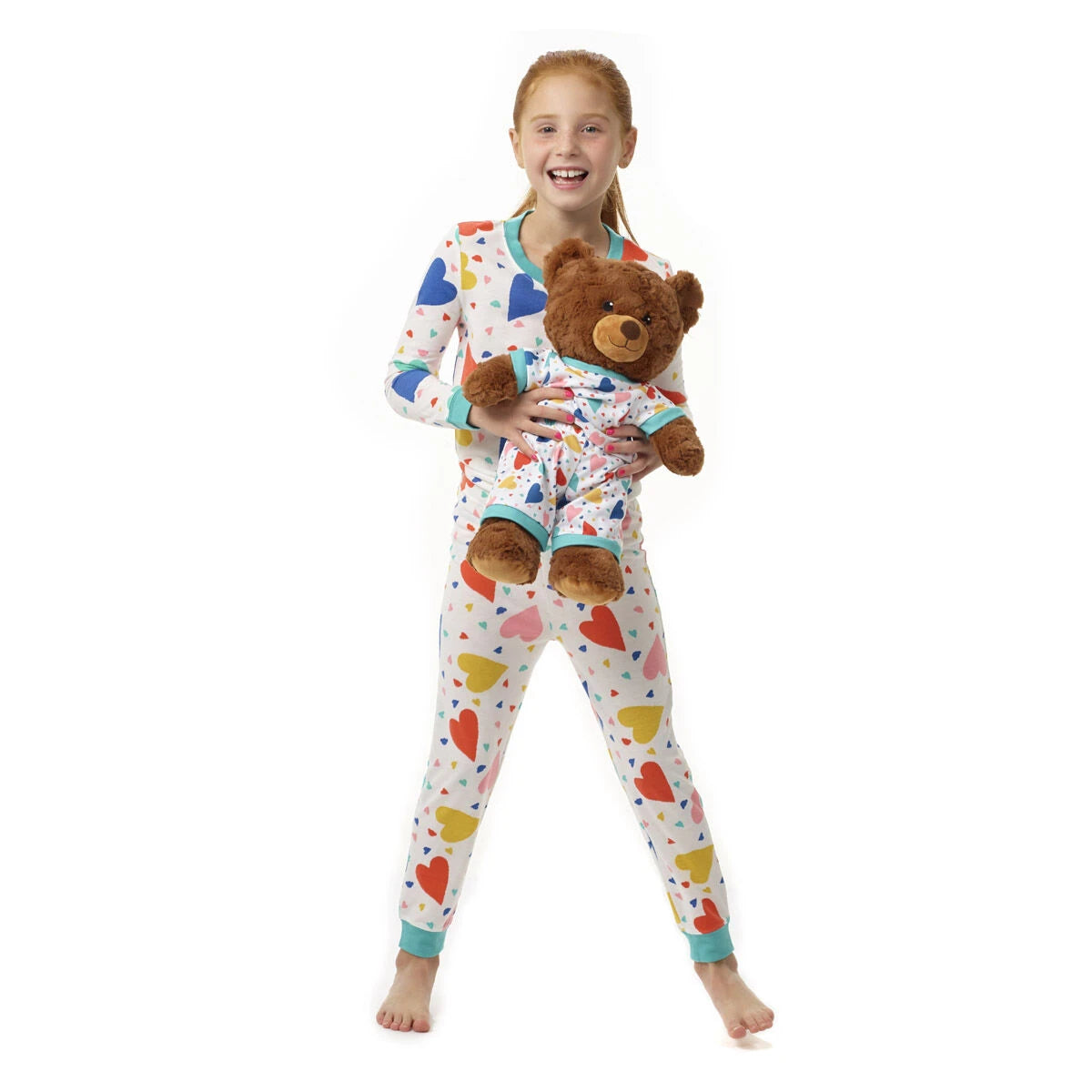 Build-A-Bear Pajama Shop™ Colorful Hearts PJ Pants - Toddler and Youth - US 9701