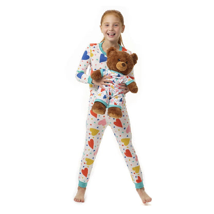 Build-A-Bear Pajama Shop™ Colorful Hearts PJ Pants - Toddler and Youth - US 2711