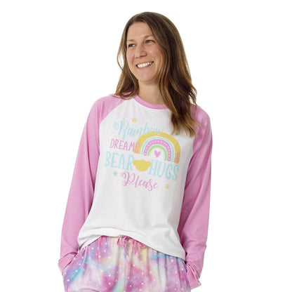 Build-A-Bear Pajama Shop™ Rainbow Dreams &amp; Bear Hugs Please PJ Top - Adult - US 4266