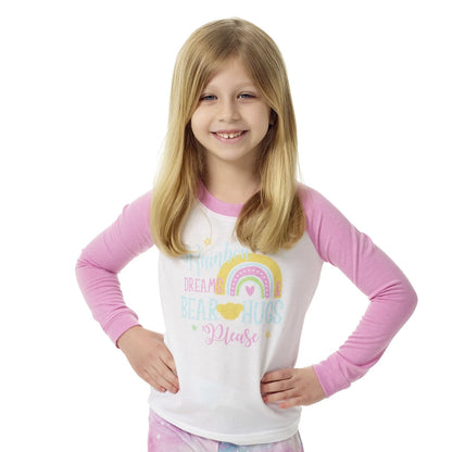 Build-A-Bear Pajama Shop™ Rainbow Dreams &amp; Bear Hugs Please PJ Top - Toddler &amp; Youth - US 5637