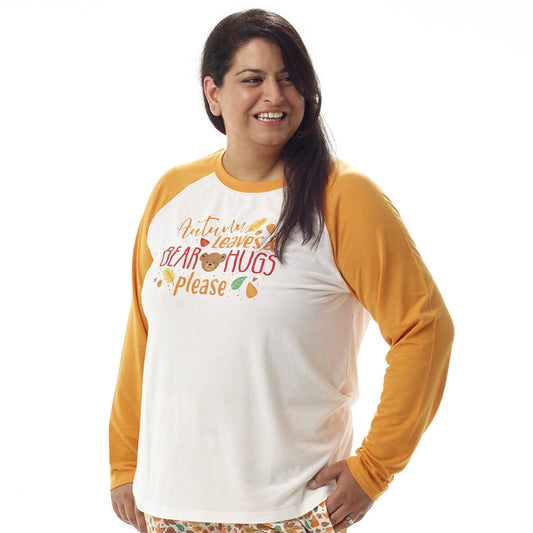 Build-A-Bear Pajama Shop™ Autumn Leaves Top - Adult - US 5404