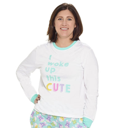 Build-A-Bear Pajama Shop™ "I Woke Up This Cute" PJ Top - Adult - US 4253