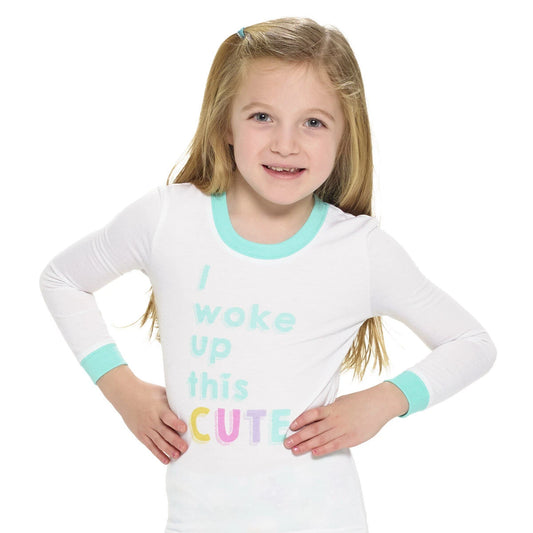 Build-A-Bear Pajama Shop™ "I Woke Up This Cute" PJ Top - Toddler and Youth - US 2473