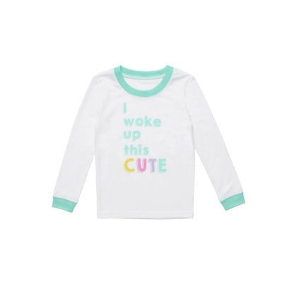 Build-A-Bear Pajama Shop™ "I Woke Up This Cute" PJ Top - Toddler and Youth - US 1594