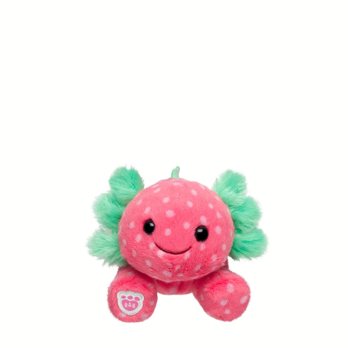 Build-A-Bear Mini Beans Strawberry Axolotl Stuffed | BAB - US 2324