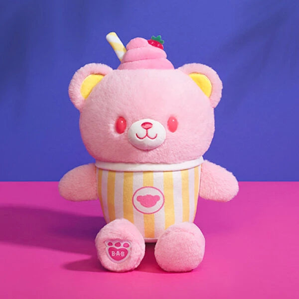 Strawberry Lemonade Bear Slushie Plushie | Build-A-Bear - US 1586
