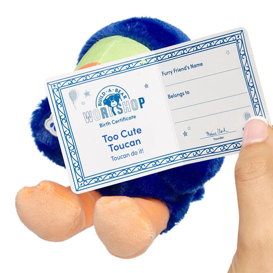 Build-A-Bear Mini Beans Too Cute Toucan Stuffed | BAB - US 8874