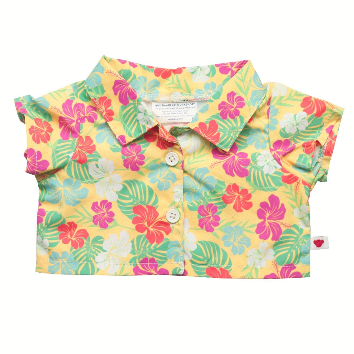 Tropical Flower Print Shirt | Build-A-Bear - US 7490