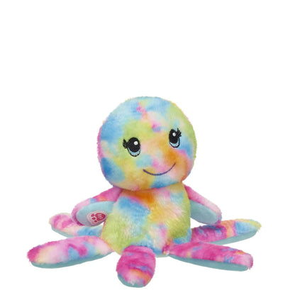Mini Beans Rainbow Octopus Stuffed Animal - US 5273