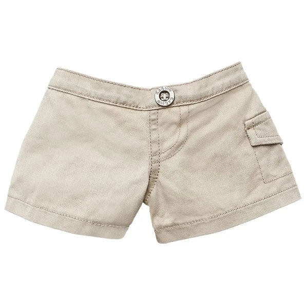 Tiny Pocket Khaki Shorts for Stuffed Animals | Build-A-Bear® - US 2470