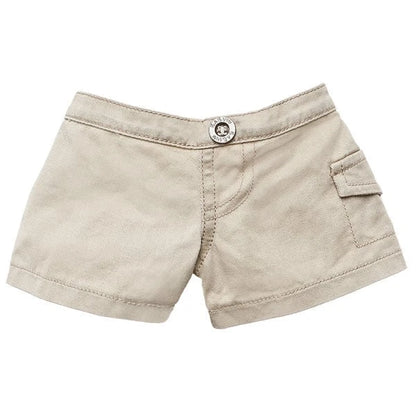 Tiny Pocket Khaki Shorts for Stuffed Animals | Build-A-Bear® - US 2470