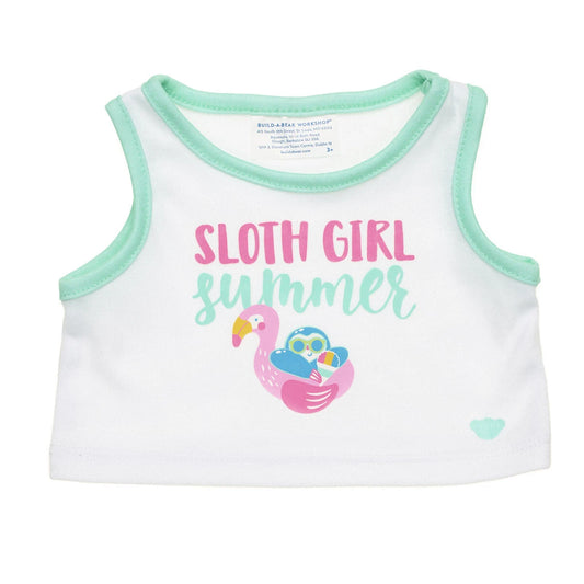 Sloth Girl Summer Tank for Plush Toys | Build-A-Bear® - US 9893