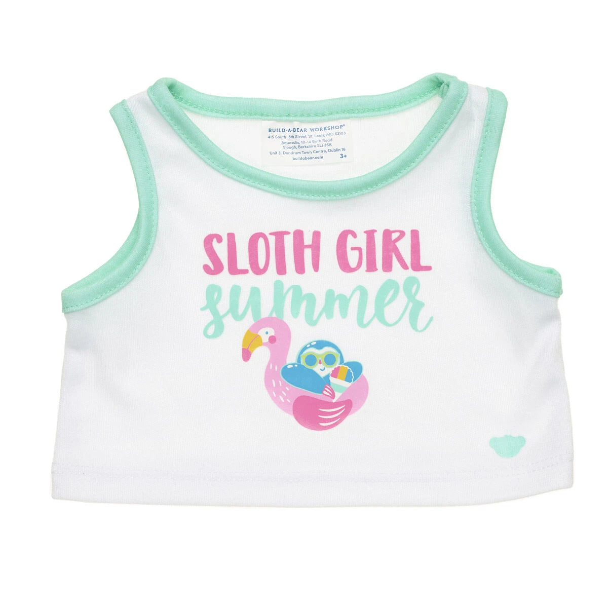 Sloth Girl Summer Tank for Plush Toys | Build-A-Bear® - US 2425
