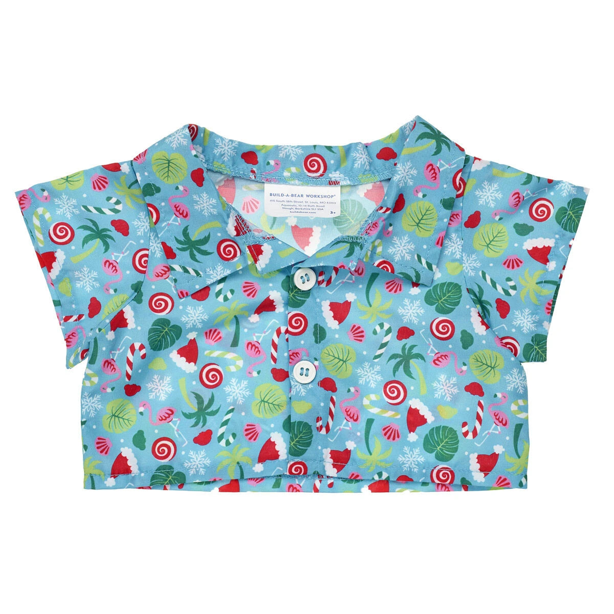 Tropical Christmas Shirt for Stuffed Animals | Build-A-Bear® - US 8445