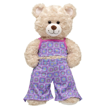 Plush Purple Crochet Jumpsuit Set for Stuffed Animals | Build-A-Bear® - US 9180