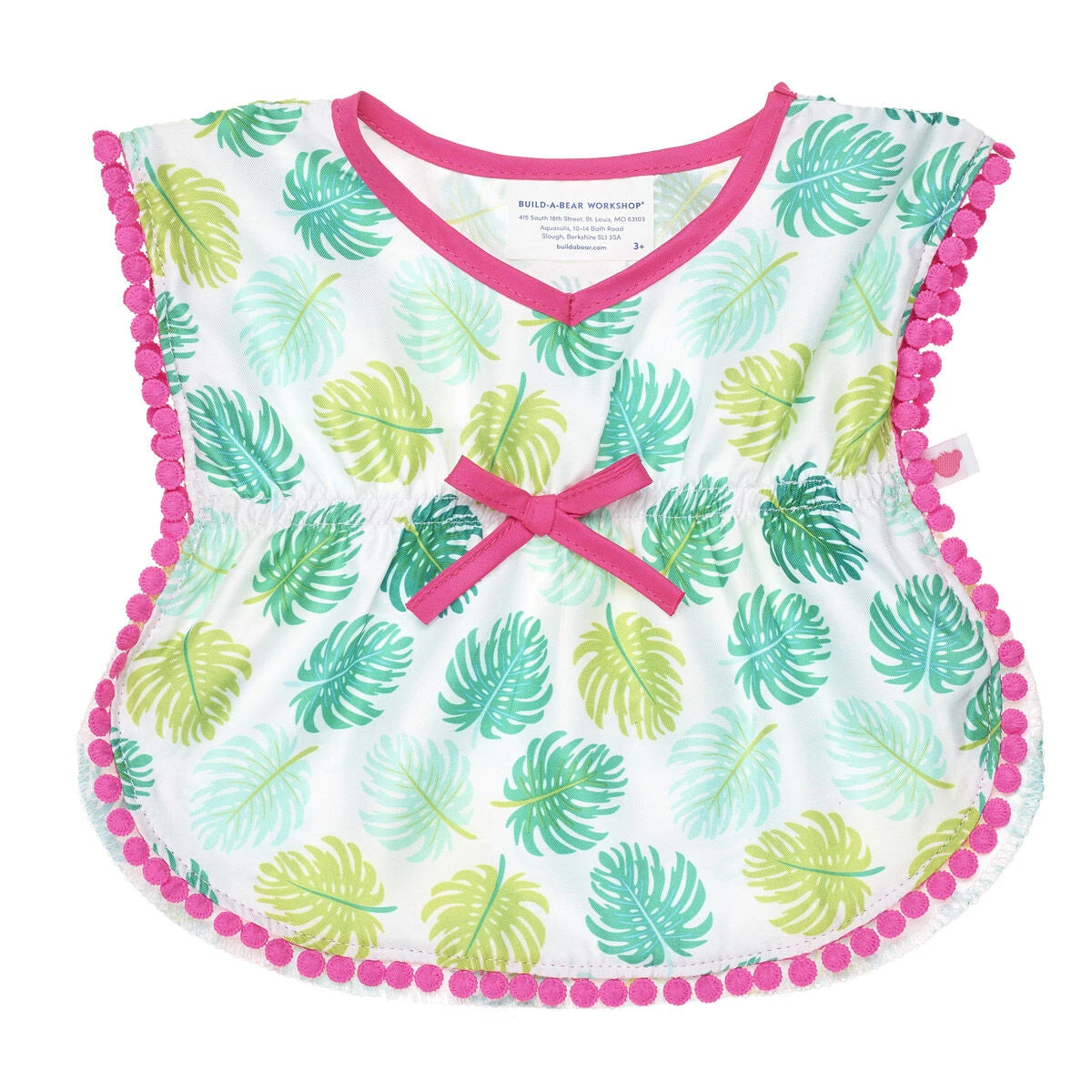 Palm Leaf Swim Coverup for Stuffed Animals | Build-A-Bear® - US 9268