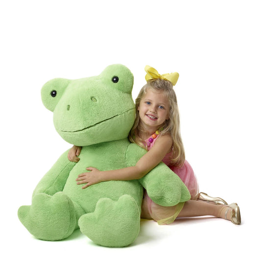 Giant Spring Green Frog Stuffed Animal | Build-A-Bear® - US 4112