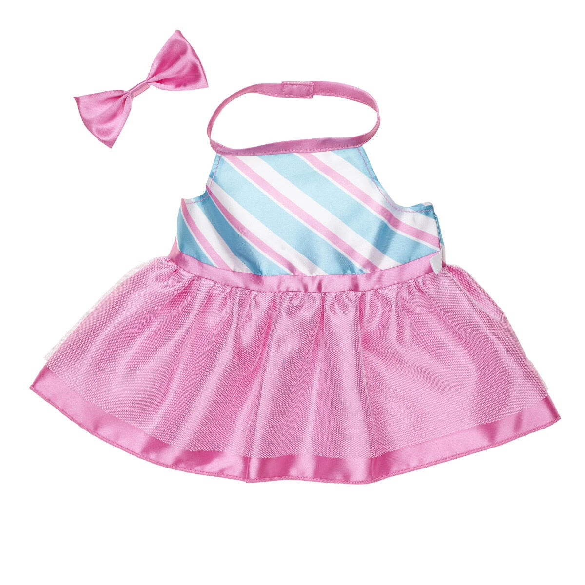 Pink Axolotl Soft Toy with Peppermint Dress | Build-A-Bear - US 1232