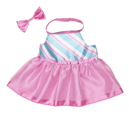 Pink Axolotl Soft Toy with Peppermint Dress | Build-A-Bear - US 1232