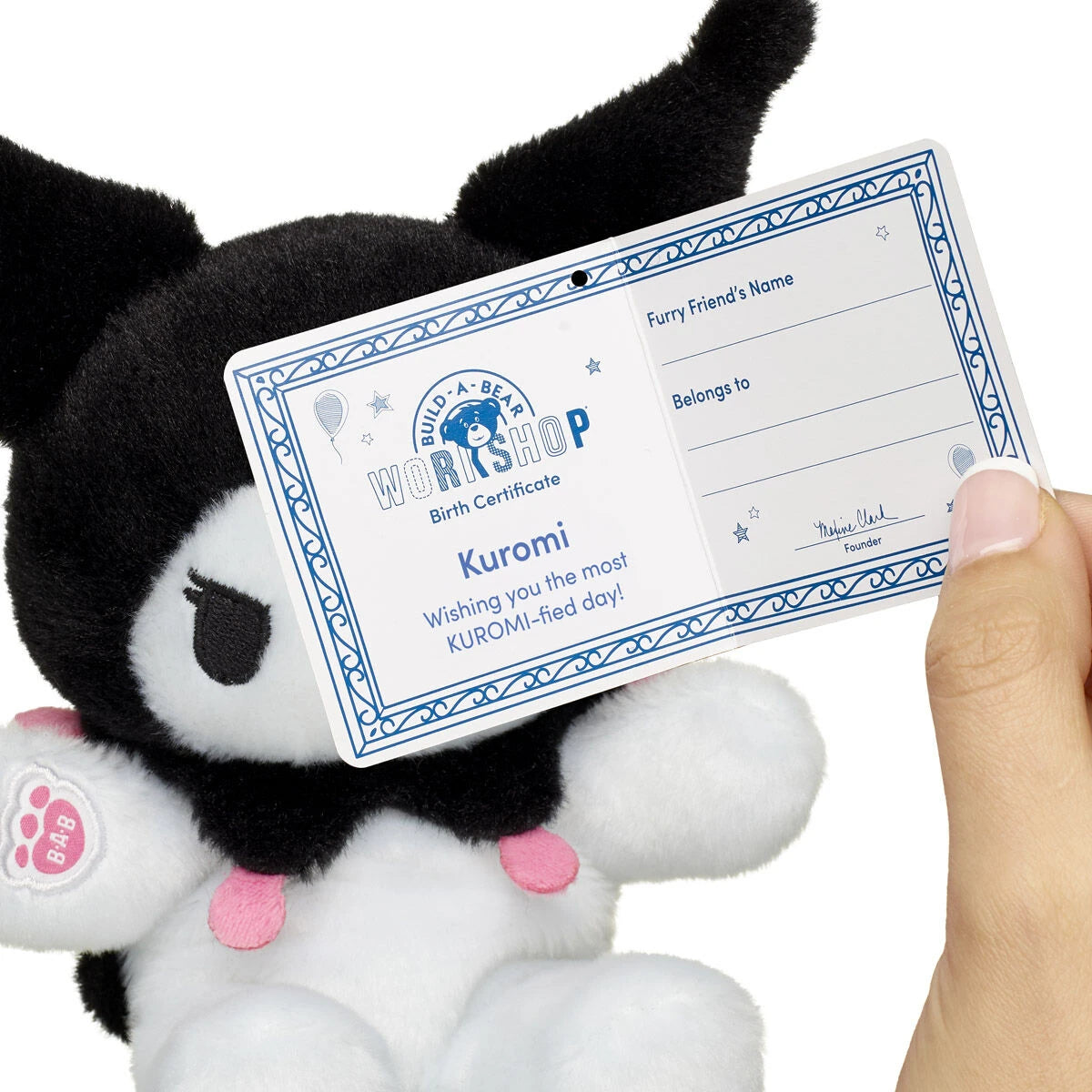 Hello Kitty® and Friends Mini Kuromi™ Plush | Build-A-Bear® - US 2730