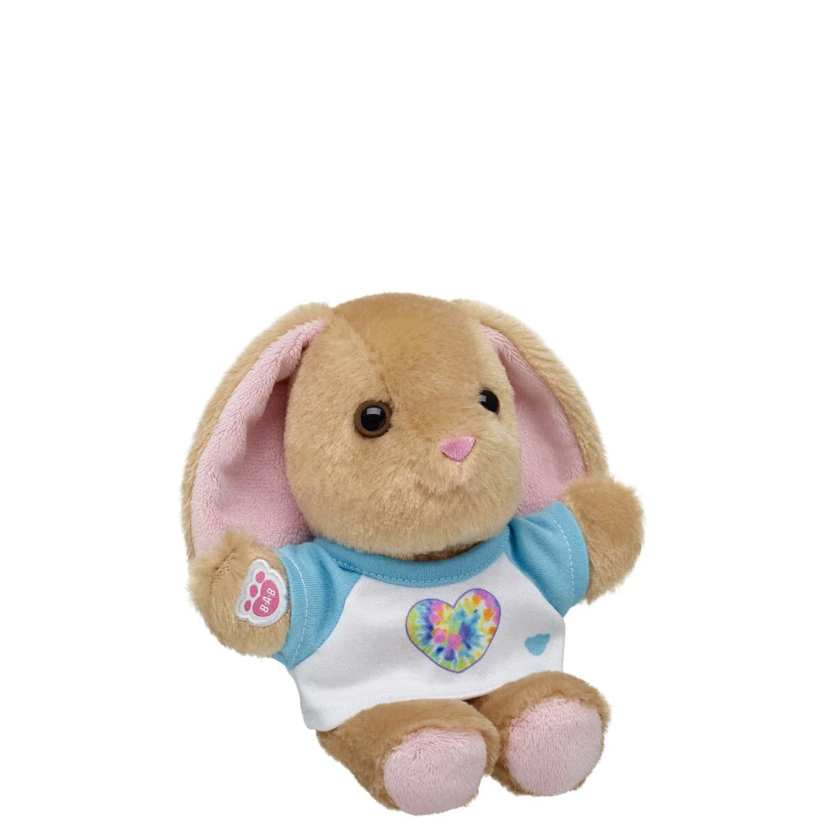 Mini Beans® Pawlette™ Plush &amp; Tie-Dye Heart Tee | Build-A-Bear® - US 9259