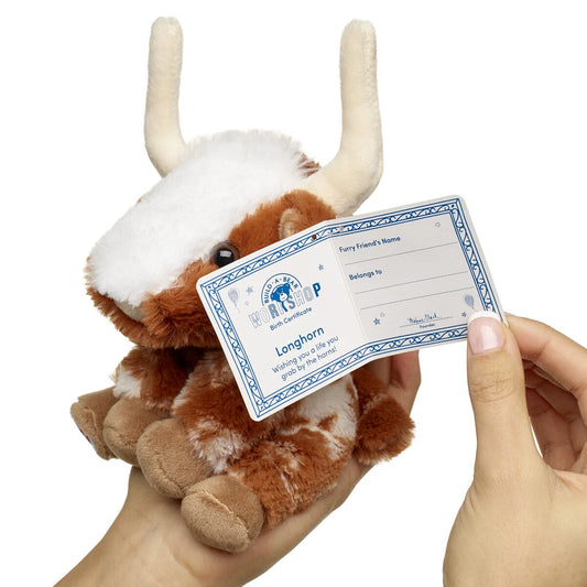 Mini Beans Longhorn Stuffed Animal | Build-A-Bear® - US 3361