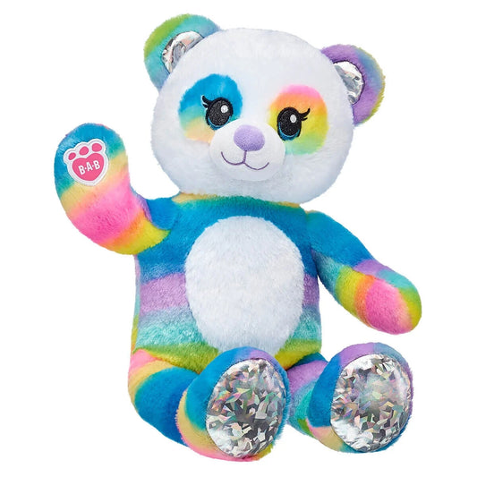 Rainbow Panda Plush Toy | Shop Rainbow Friends at Build-A-Bear® - US 6894