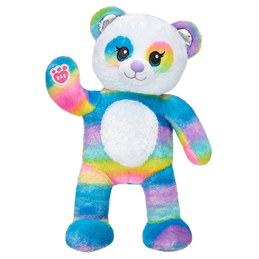 Rainbow Panda Plush Toy | Shop Rainbow Friends at Build-A-Bear® - US 9722