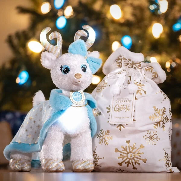Limited Edition 10th Anniversary Glisten Reindeer Plush - US 5752