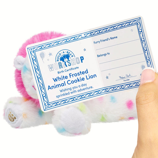 Build-A-Bear Mini Beans White Frosted Animal Cookie | BAB - US 1794