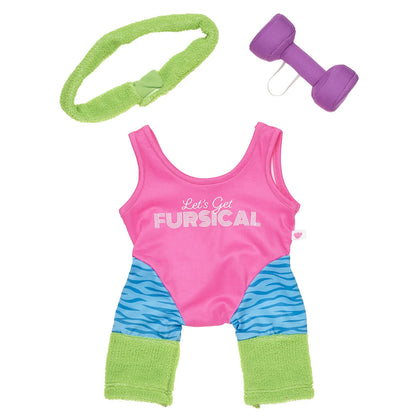 Happy Hugs Teddy Bear '80s Exercise Gift Set | Build-A-Bear® - US 5040