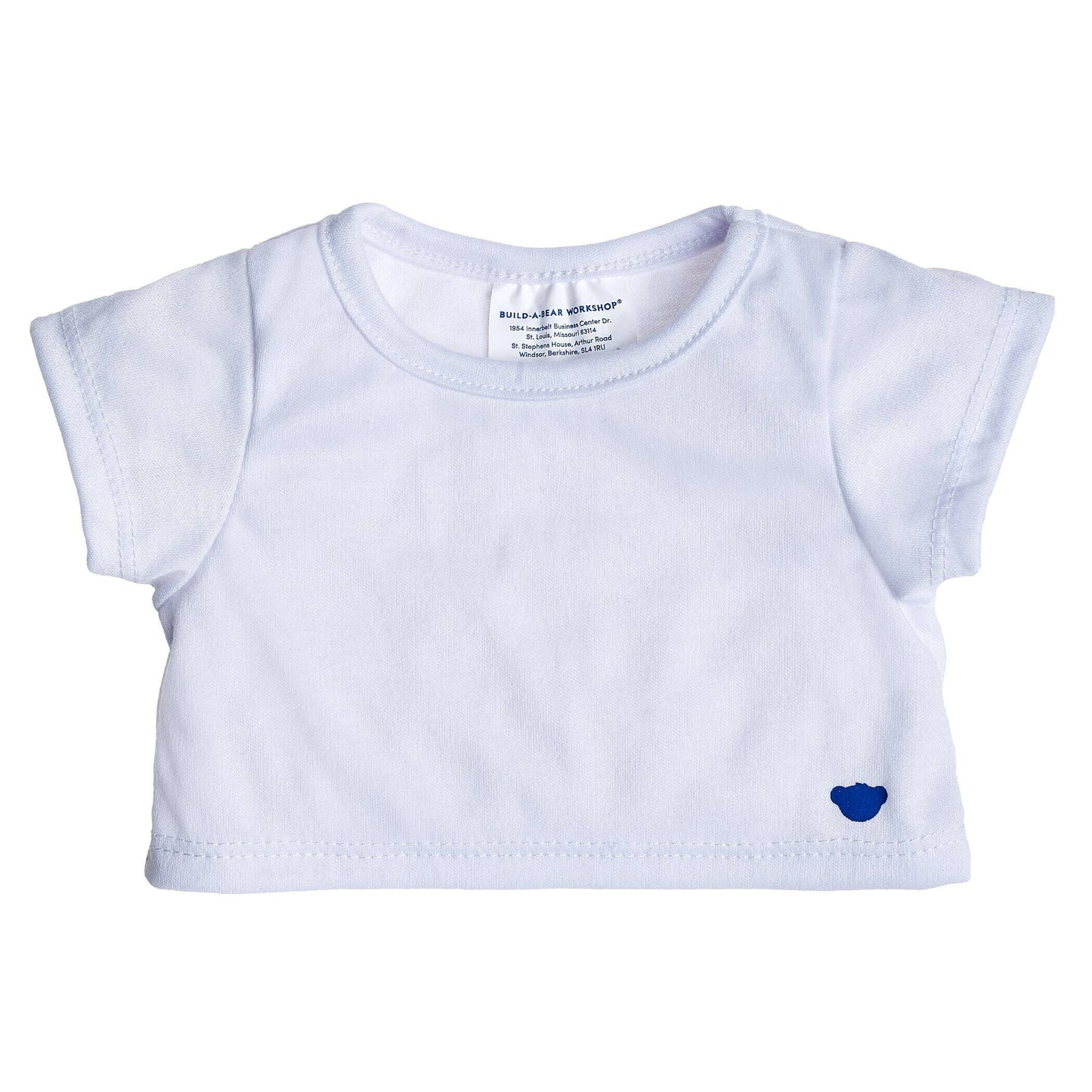 White T-Shirt for Stuffed Animals | Build-A-Bear® - US 9056