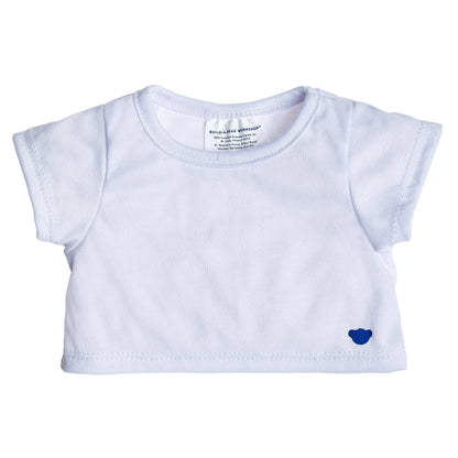 White T-Shirt for Stuffed Animals | Build-A-Bear® - US 7572