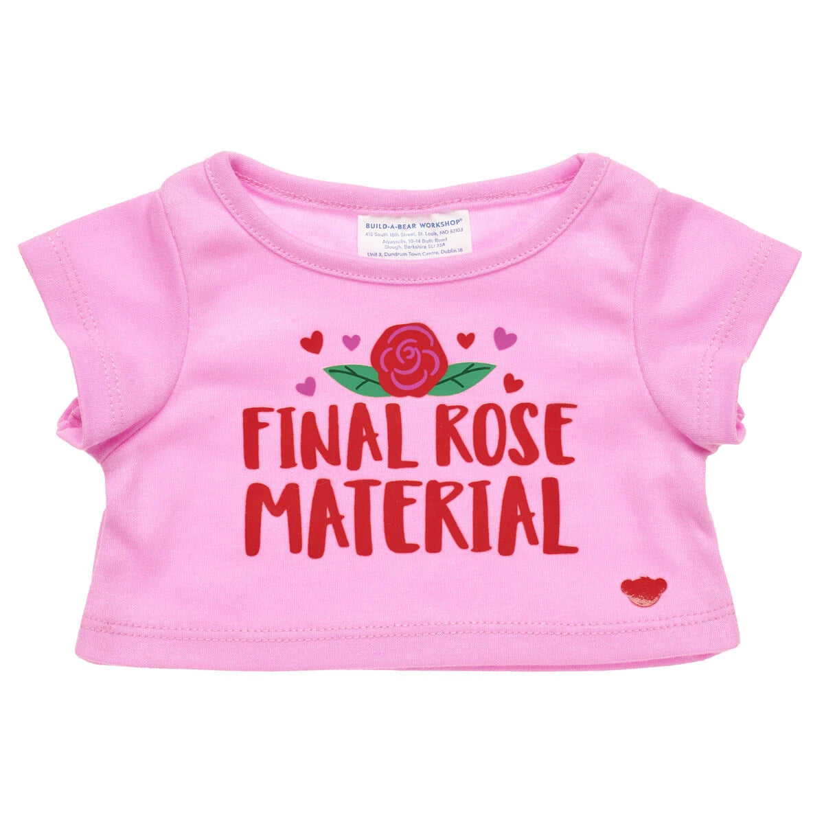 Final Rose Material T-Shirt for Plush Toys | Build-A-Bear® - US 5283