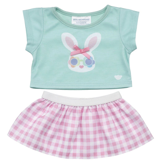 Gingham Bunny Easter Outfit 2 pc. | Build-A-Bear - US 3076
