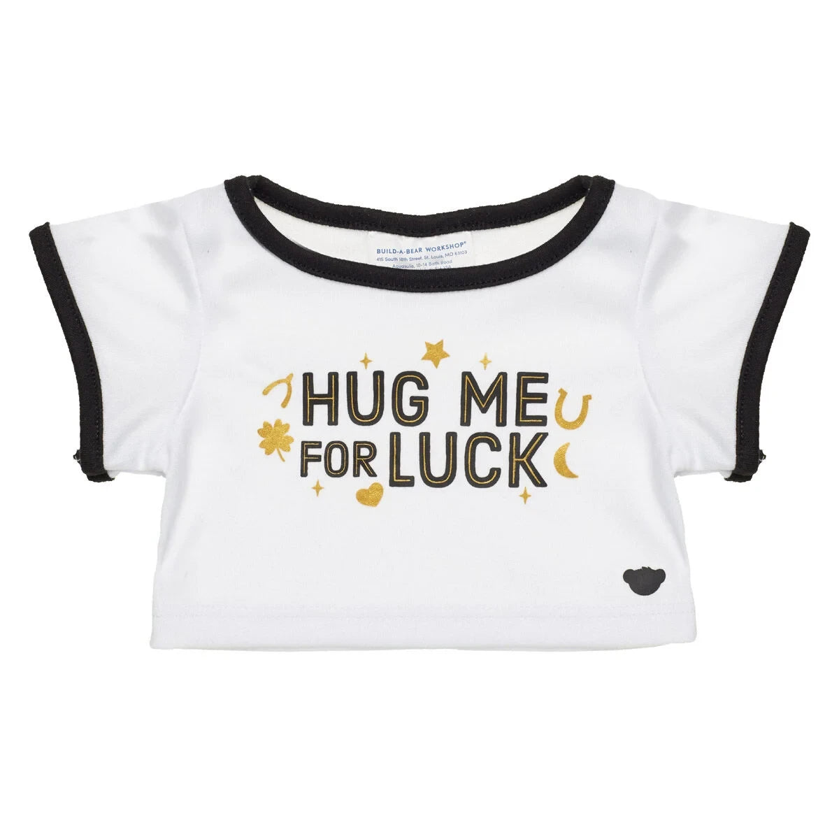 "Hug Me for Luck" T-Shirt for Plush Toys | Build-A-Bear® - US 8377