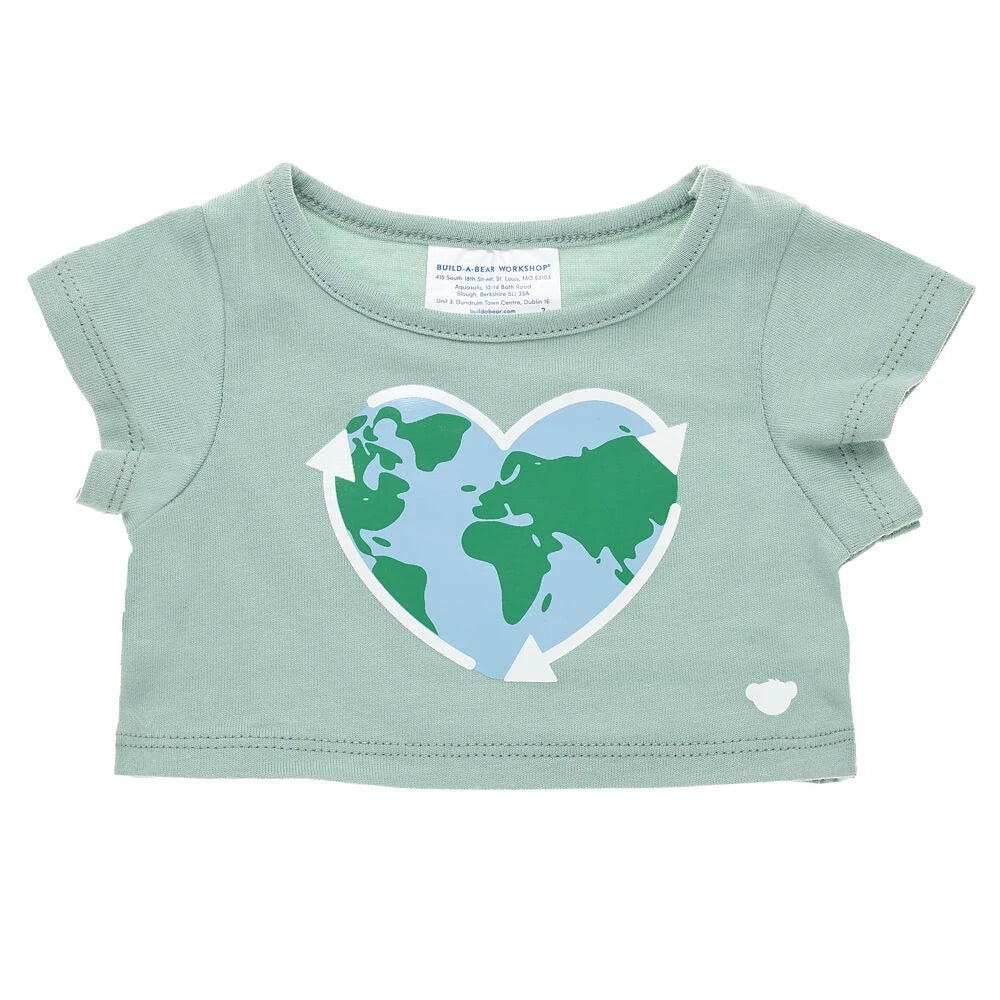 Earth Heart T-Shirt for Stuffed Animals | Build-A-Bear® - US 9386