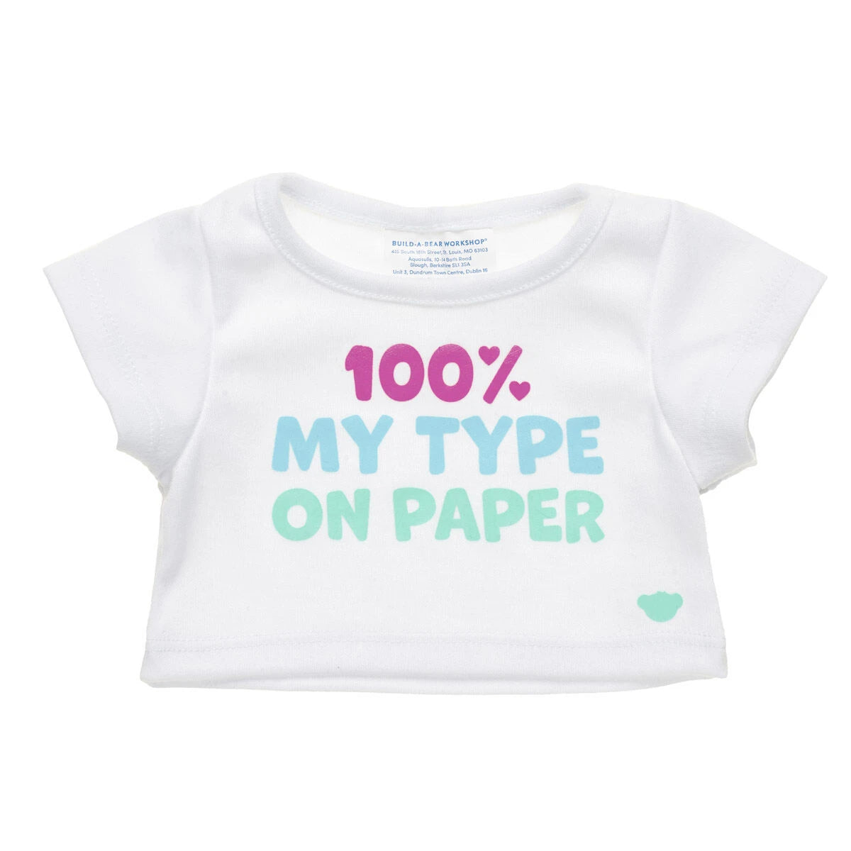100% My Type T-Shirt for Plush Toys | Build-A-Bear® - US 6500
