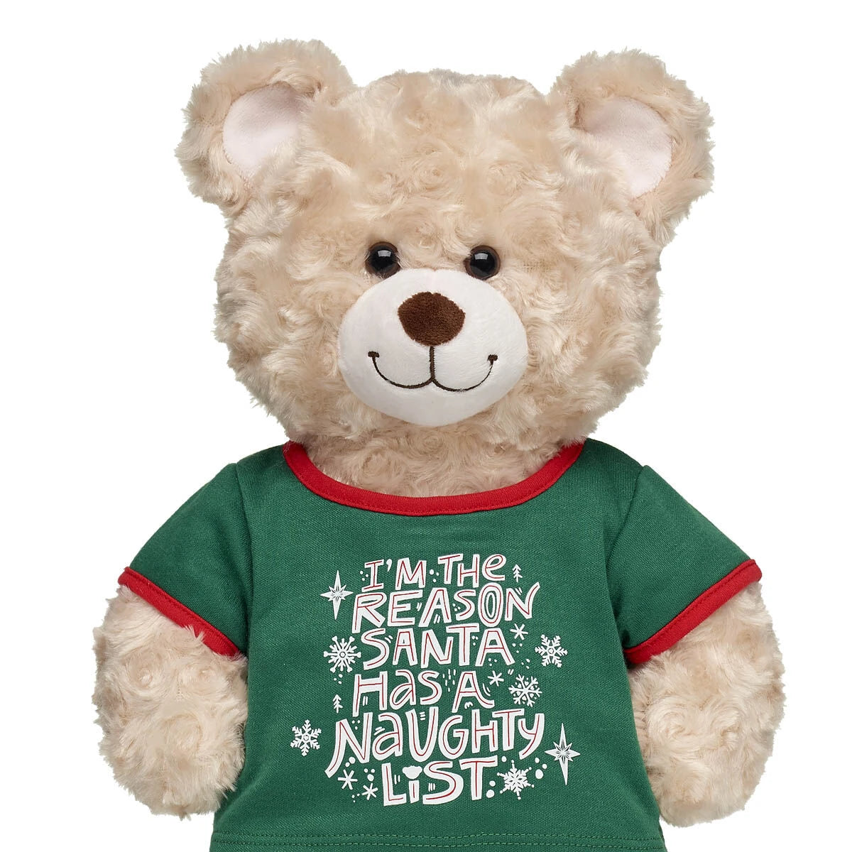 "Glisten and the Merry Mission" Naughty List T-Shirt | Build-A-Bear® - US 4080