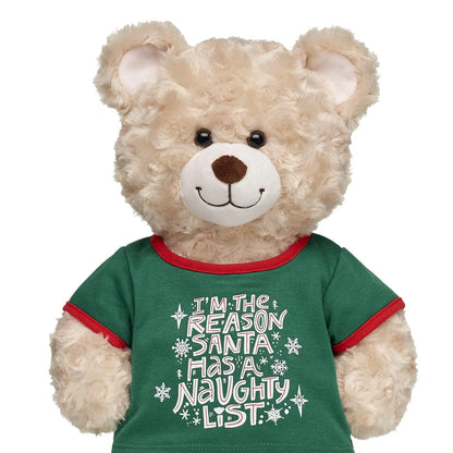 "Glisten and the Merry Mission" Naughty List T-Shirt | Build-A-Bear® - US 4080