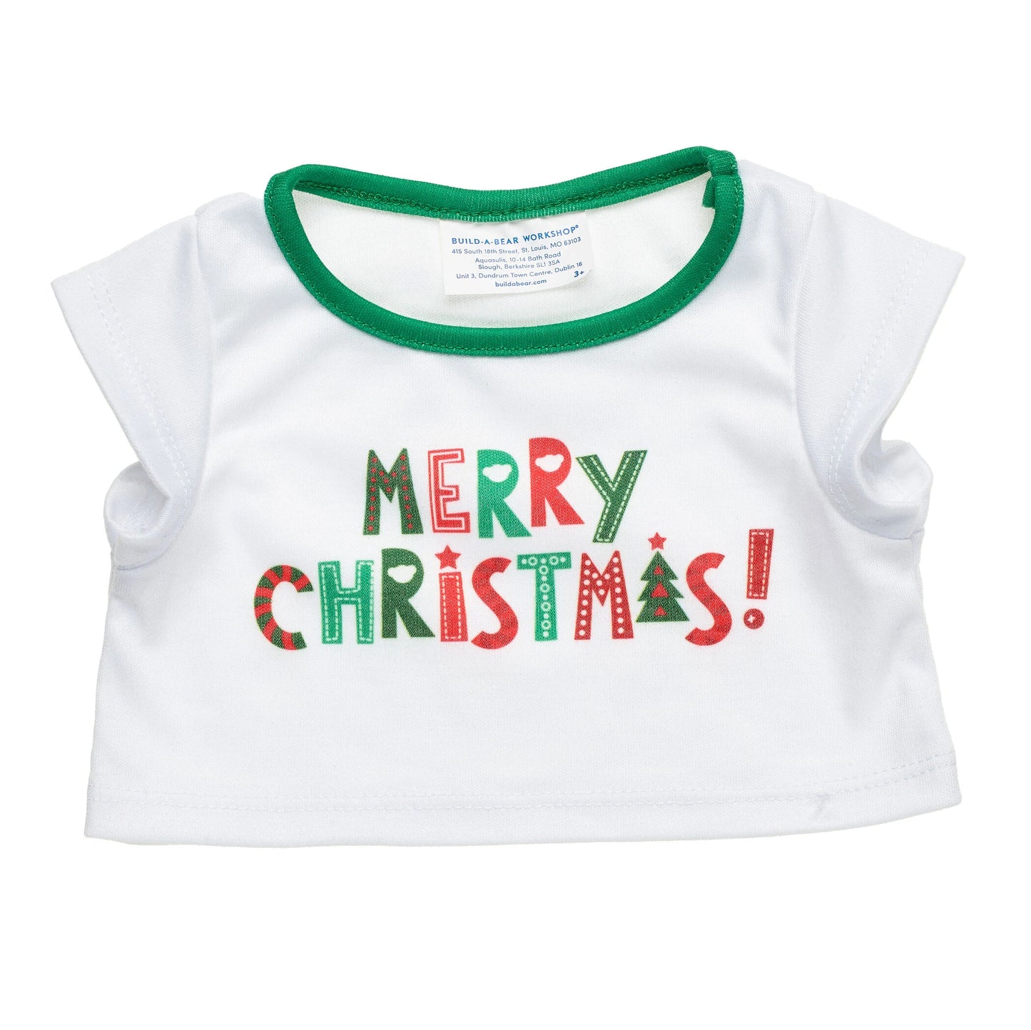 Merry Christmas T-Shirt for Stuffed Animals | Build-A-Bear® - US 8067