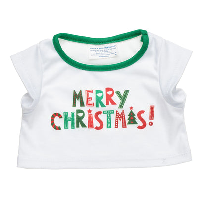 Merry Christmas T-Shirt for Stuffed Animals | Build-A-Bear® - US 8067