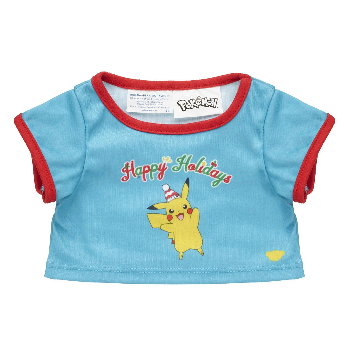 Pokémon Happy Holidays Tee for Plush Toys | Build-A-Bear® - US 8808