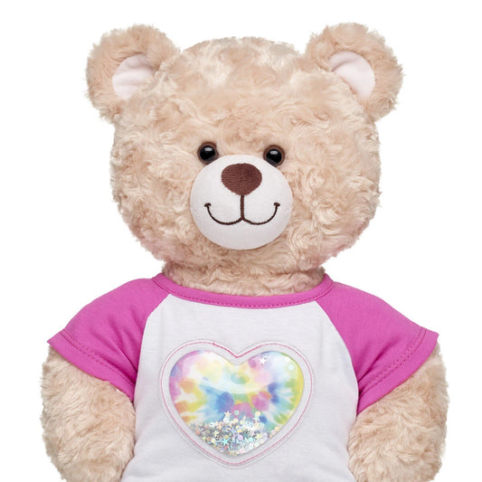 Tie-Dye Sequin Heart T-Shirt | Build-A-Bear - US 8470