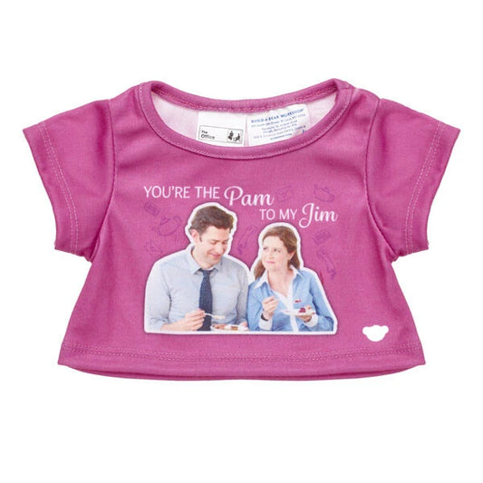 Pam and Jim The Office T-Shirt for Stuffed Animals | Build-A-Bear® - US 9183